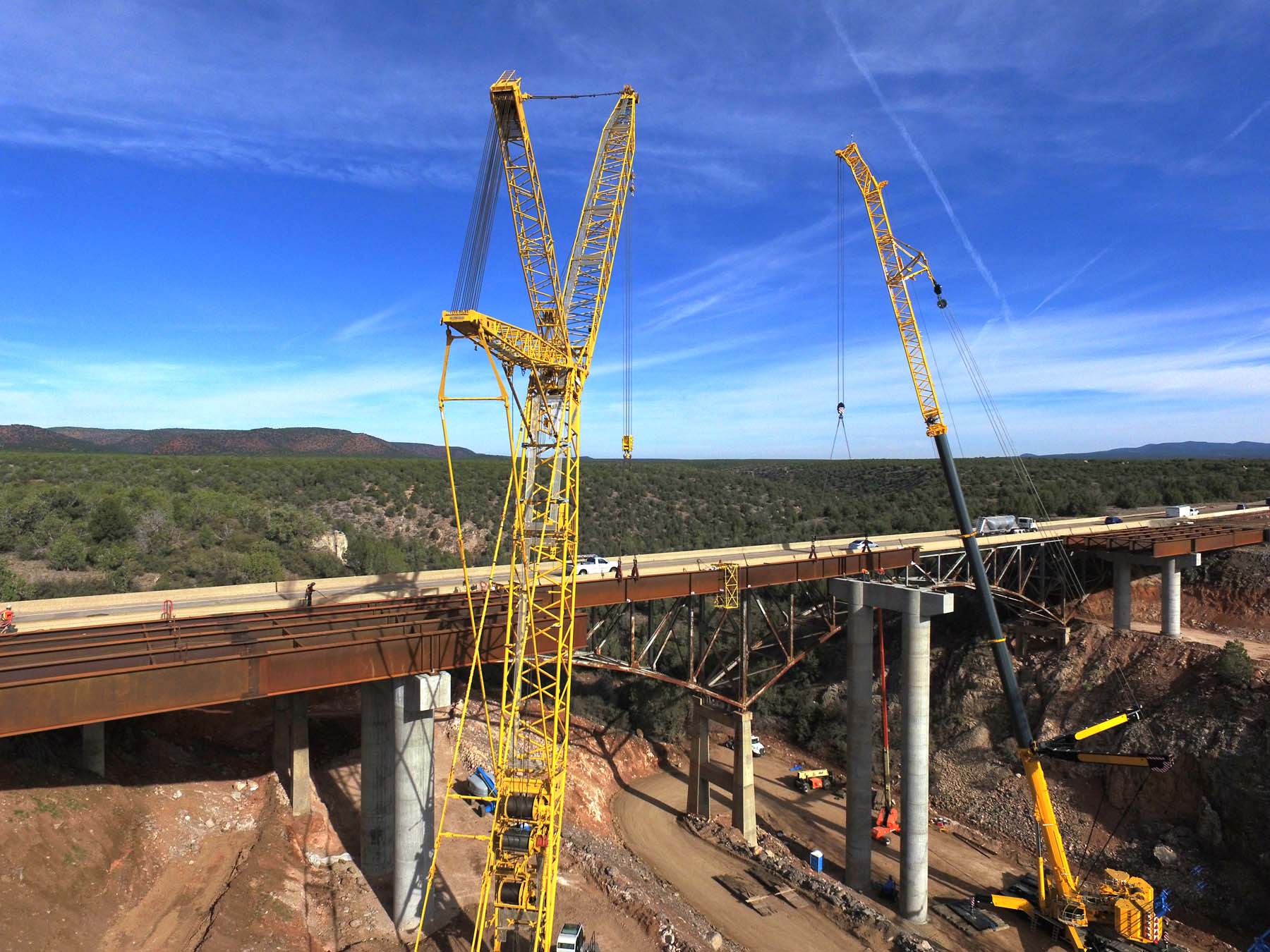 Olsen Beal team working on Hell Canyon bridge project